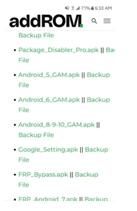 addrom frp bypass|How to Bypass FRP with AddROM APK (Android) .